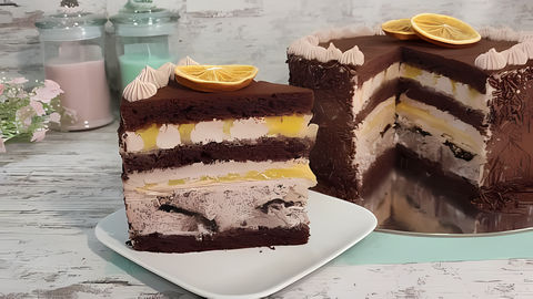 Самый БЫСТРЫЙ знаменитый шоколадно-апельсиновый торт JAFFA! Без желатина! Торт получается необыкновенно... 
