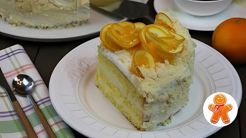 Замечательный апельсиновый торт, легкий воздушный и очень апельсиновый. По мотивам рецепта, автором которого... 