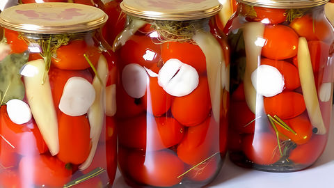 Быстрый, проверенный рецепт маринованных помидоров на зиму без стерилизации! Просто, быстро и очень вкусно! 