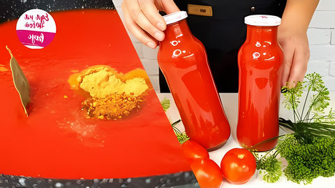 Кетчуп на зиму по этому рецепту получается густым всего ☝️ за 20 минут варки и никакого ❗ крахмала, пектина и прочих... 