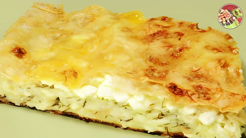 Тонкий лаваш 2 - 3 листа, 200 гр. обычного полутвёрдого сыра, 2 - 3 яйца, кефир 600 мл., брынза или другой молодой сыр... 
